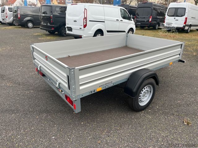 Alçak şasi römork STEMA ALU ST .1 , 100KMH 2,51 m x 1,53 m, 1