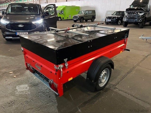 Przyczepa skrzyniowa STEMA Typ FT 8.5-20- 10.1 Deckel Eintracht Frankfurt F