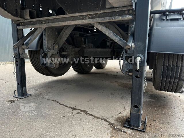 Billenős félpótkocsi MEILLER KISA 3 Stahlkippmulde m. Liftachse Rollplane