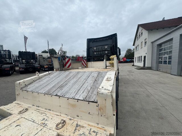 Alacsony rakfelületű félpótkocsi FAYMONVILLE Multimax NZ-4(1+3) Radmulden ausziehbar gelenkt