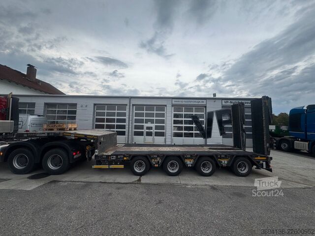 Alacsony rakfelületű félpótkocsi GOLDHOFER STZ-MPA-4-55/80 A 12 t Achsen 1500 mm  Sattelhöh