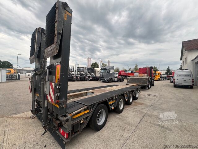 Alacsony rakfelületű félpótkocsi GOLDHOFER STZ-MPA-4-55/80 A 12 t Achsen 1500 mm  Sattelhöh