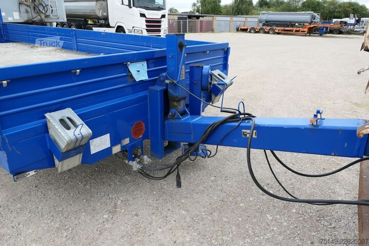 Žemagrindė platforma priekaba BLOMENRÖHR 664/11900, Tandem, 6.400mm lang,Rampen,Container
