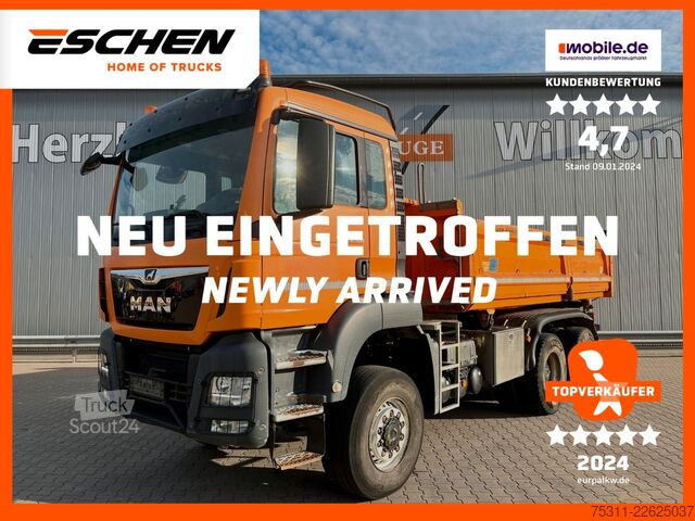 Pašizgāzējs kravas automašīna MAN TGS 26.500 6x6 BB | MEILLER*Retarder*1.Hand*AC