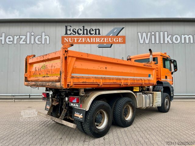 Pašizgāzējs kravas automašīna MAN TGS 26.500 6x6 BB | MEILLER*Retarder*1.Hand*AC