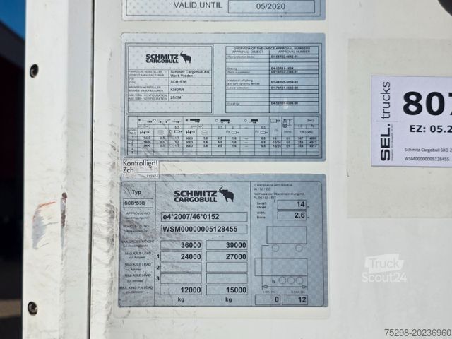 Kühlauflieger SCHMITZ CARGOBULL SKO 24/L13.4 FP 45 COOL 8/  Doppelstock