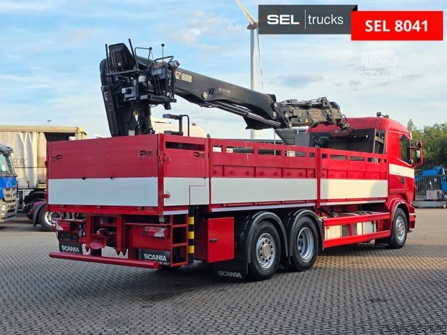 Żuraw samochodowy SCANIA R400 LB6X2*4HNB / Retarder / HIAB / Lenkachse