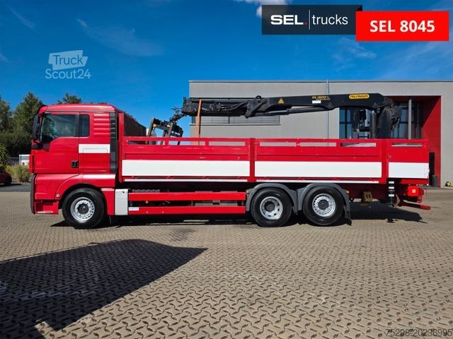 Krautuvas sumontuotas ant sunkvežimio MAN TGX 26.400 6x2-2 LL / Ohne Fernbed. / Lenkachse