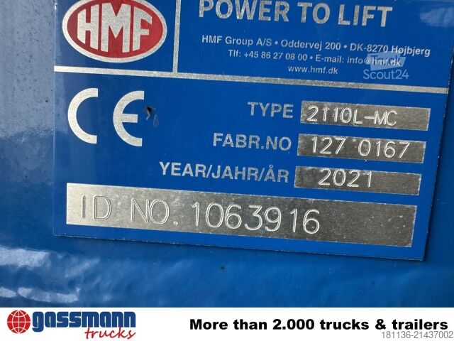 Kamyon üzerine monteli vinç  2110L3-MC