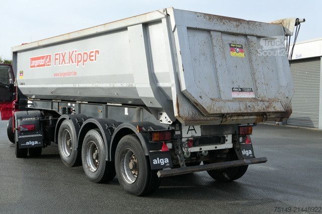 Polpriklopnik kiper LANGENDORF SKS-HS 24/29, Stahl, Hardox, 26m³, Luft-Lift,BPW