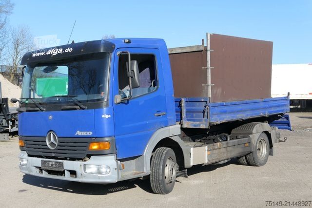 Tipper van MERCEDES-BENZ 815 K Atego 4x2, Meiller, AHK, alter Tacho