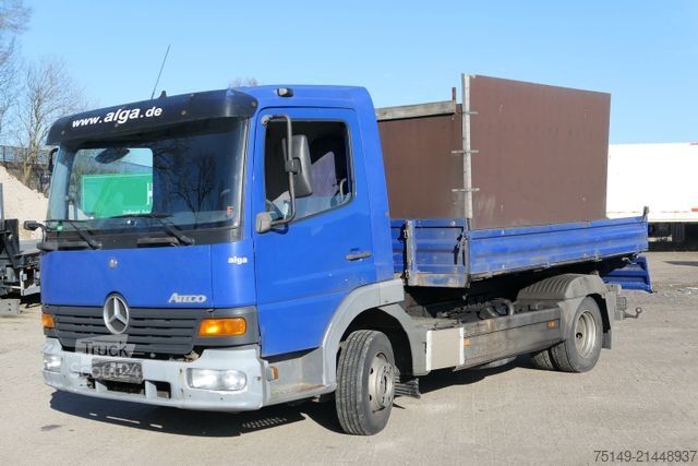 Three-way tipper van MERCEDES-BENZ 815 K Atego 4x2, Meiller, AHK, alter Tacho