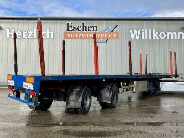 Werkplatform oplegger FAYMONVILLE SPZ-2AA | 2x Achsen gelenkt*ausziehbar*BPW*1.Hd!