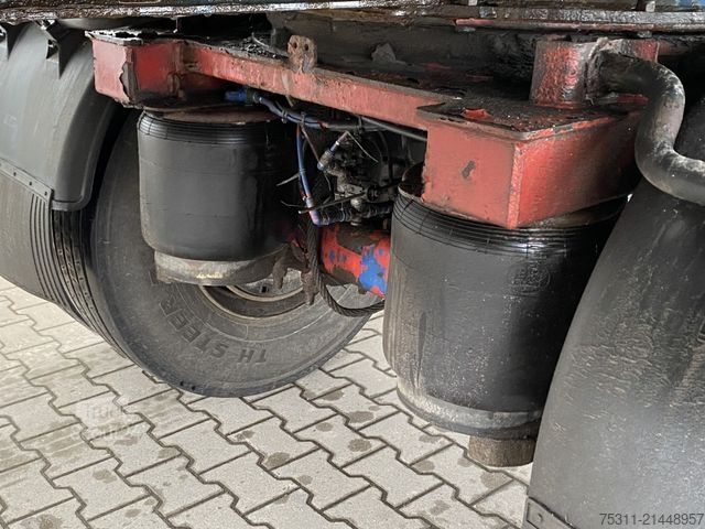 Werkplatform oplegger FAYMONVILLE SPZ-2AA | 2x Achsen gelenkt*ausziehbar*BPW*1.Hd!