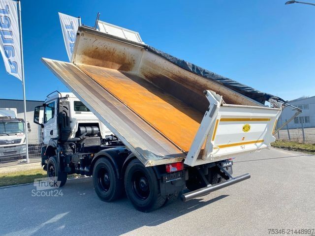 Camión volquete MAN TGS/26.520/6x4 BL/Bordmatik/Retarder/90to/25 tkm