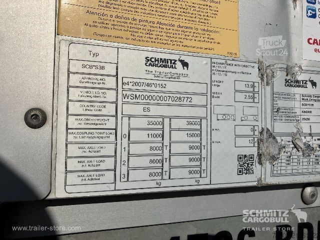Furgonska polprikolica Schmitz Cargobull Semiremolque Furgón carga seca Standard