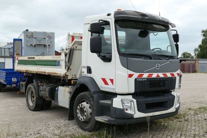Trójstronna wywrotka VOLVO FL 280 4x2, Meiller, Hydr., AHK, Klima, 159tkm