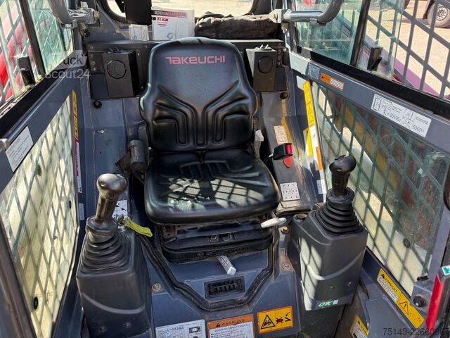 Mini-pelle TAKEUCHI TL-6R, Kompaktlader, Schaufel, Palettengabel