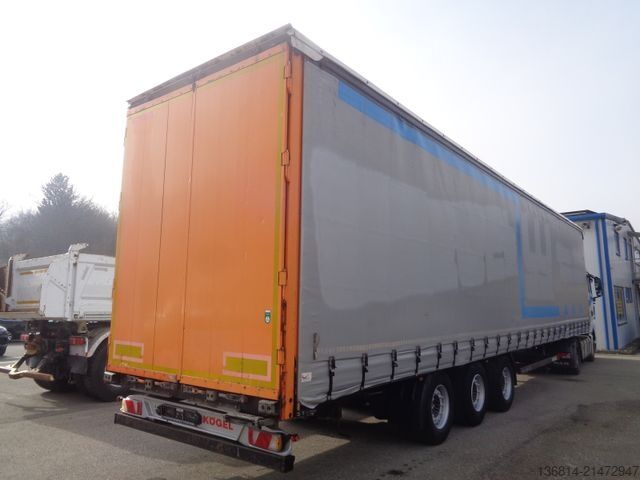 Semi-remorque bâchée KÖGEL SN24 MEGA 435/50 R19,5 SAF