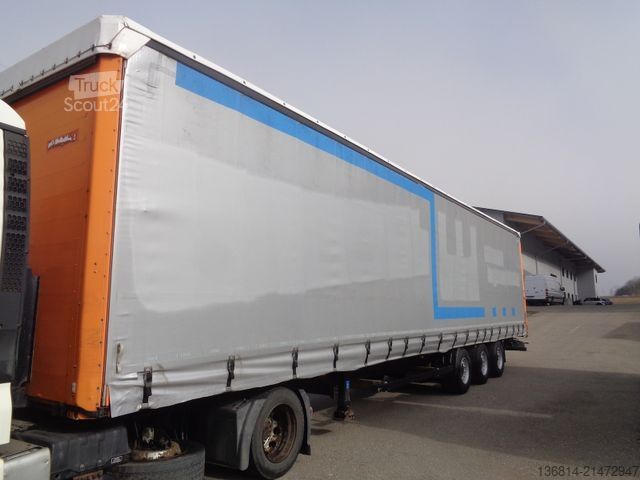 Semi-remorque bâchée KÖGEL SN24 MEGA 435/50 R19,5 SAF