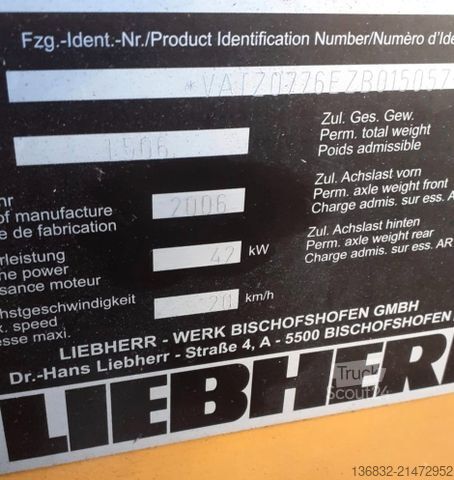 Hjullastare LIEBHERR L 506 Stereo kein 507 8 9 sehr schöne Maschine,