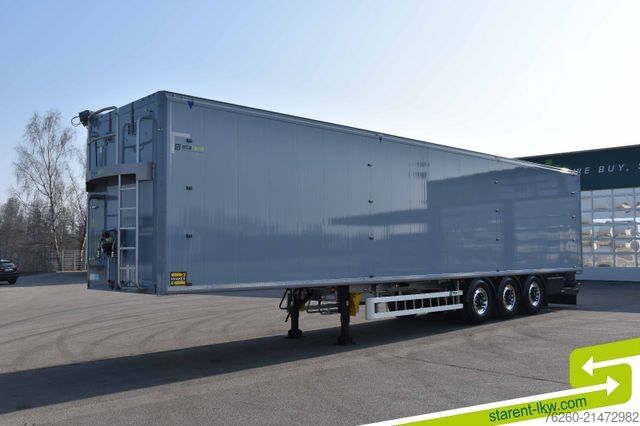 Semi-remorque à plancher roulant KRAKER 8mm 92m³ Alufelgen Verzinkt BPW Funk. MIETE