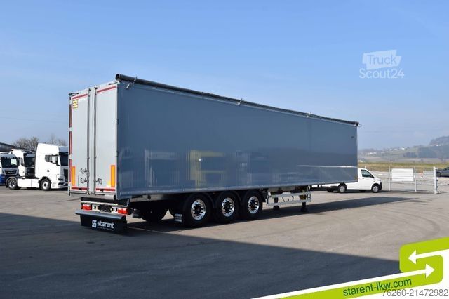 Semi-remorque à plancher roulant KRAKER 8mm 92m³ Alufelgen Verzinkt BPW Funk. MIETE