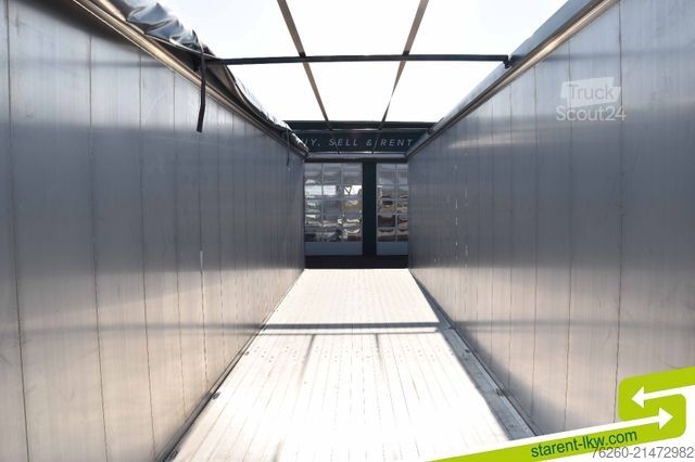 Semi-remorque à plancher roulant KRAKER 8mm 92m³ Alufelgen Verzinkt BPW Funk. MIETE