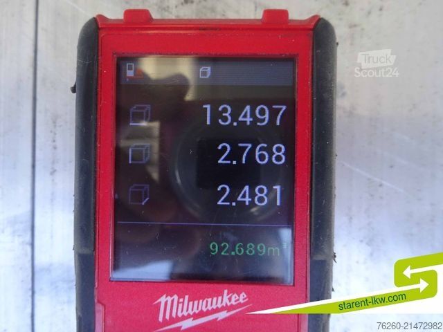 Semi-remorque à plancher roulant KRAKER 8mm 92m³ Alufelgen Verzinkt BPW Funk. MIETE