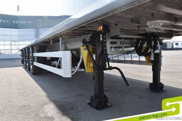 Semi-remorque à plancher roulant KRAKER 8mm 92m³ Alufelgen Verzinkt BPW Funk. MIETE
