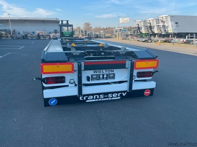 Odvozna prikolica WIELTON PS-2P  Abrollcontainer-Anhänger 3 Stück