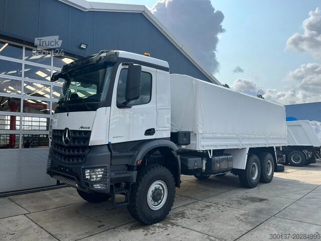 Plachta Mercedes-Benz Arocs 3340 A 6x6 Cargo Truck