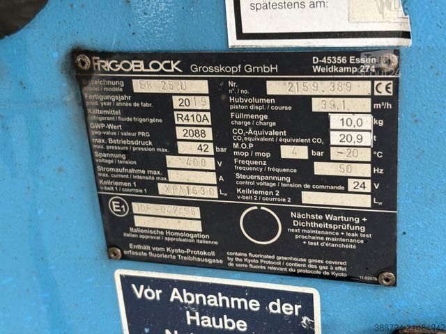 Hladilnik prikolica  WÜLLHORST*Frigoblock*Tandem*LBW*2Verdampfer*SAF*