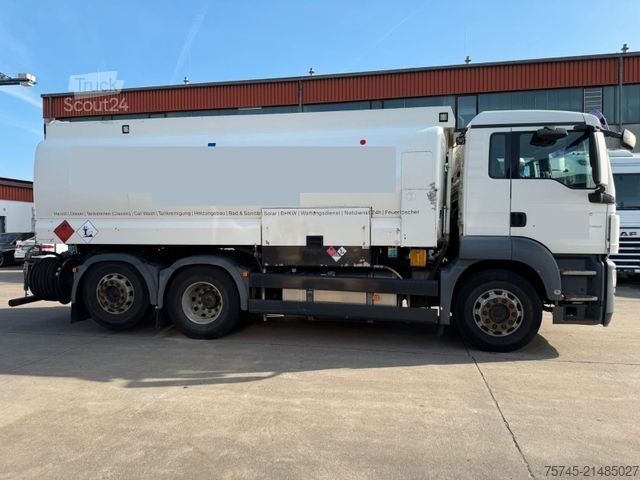 Tankwagen MAN TGS26.360 * OBEN & UNTEN * 3 KAMMER * ALUFELGEN*