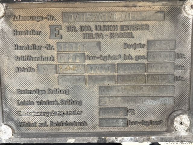 Camion-citerne MAN TGA + Esterer Tankzug