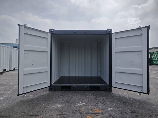  6 Fuß Seecontainer / Anthrazit Lichtgrau / Minicontainer /Baucontainer