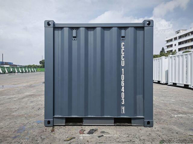  6 Fuß Seecontainer / Anthrazit Lichtgrau / Minicontainer /Baucontainer