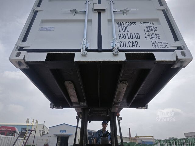  6 Fuß Seecontainer / Anthrazit Lichtgrau / Minicontainer /Baucontainer
