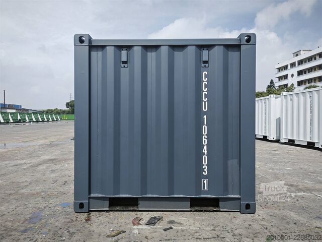  6 Fuß Seecontainer / Anthrazit Lichtgrau / Minicontainer /Baucontainer