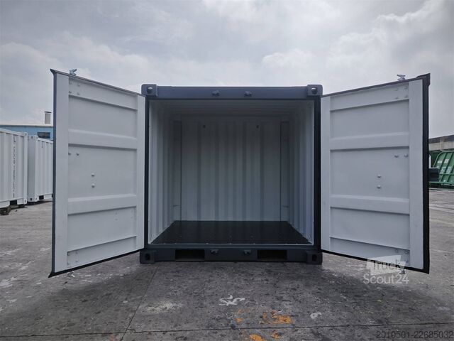  6 Fuß Seecontainer / Anthrazit Lichtgrau / Minicontainer /Baucontainer