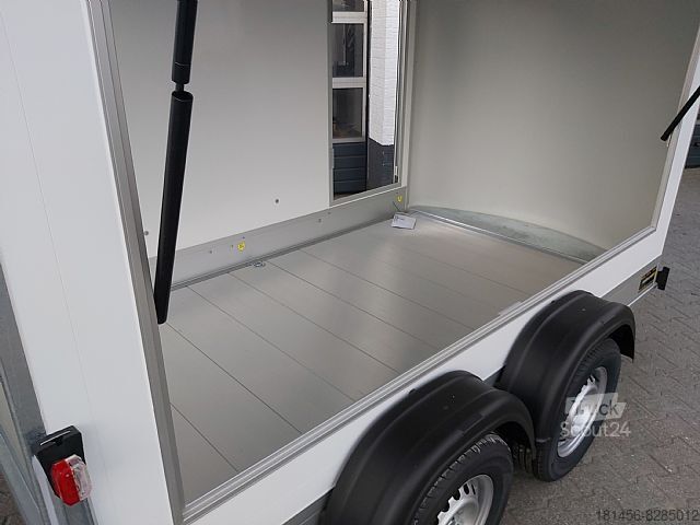 Säljtrailer Cheval Liberté Debon C500 mit Seitenklappe Seitentür Heckrampe