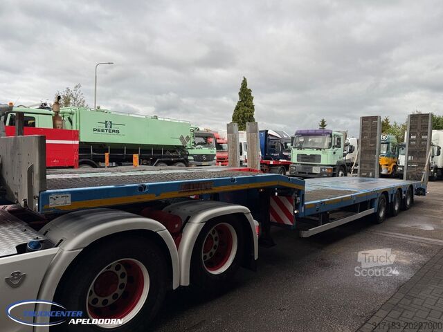 Semi-dieplader MAX Trailer F-S43-1A1Y Liftbaar dek, Uitschuifbaar, Laadram...
