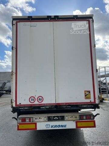 Öppen semitrailer med kapell KRONE SD TAUTLINER, EDSCHA-VERDECK, BPW-ACHSEN,