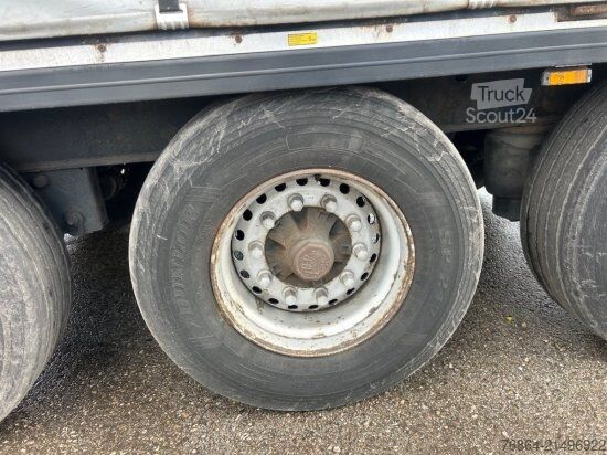 Öppen semitrailer med kapell KRONE SD TAUTLINER, EDSCHA-VERDECK, BPW-ACHSEN,