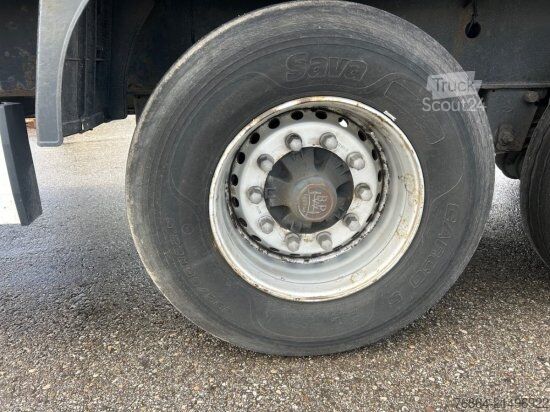 Öppen semitrailer med kapell KRONE SD TAUTLINER, EDSCHA-VERDECK, BPW-ACHSEN,