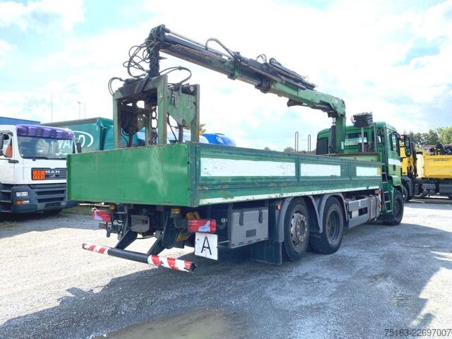 Кран-манипулятор на шасси грузовика MAN TG-S 26.320 6x2-2 BL Pritsche Kran Hiab XS166 DS