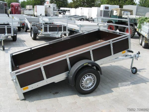 Bilvagn Neptun Trailwood kippbar 2,53x1,25m 750kg GN115