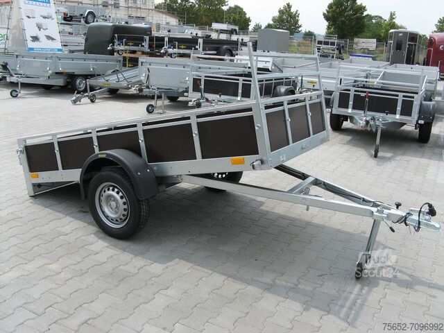 Bilvagn Neptun Trailwood kippbar 2,53x1,25m 750kg GN115