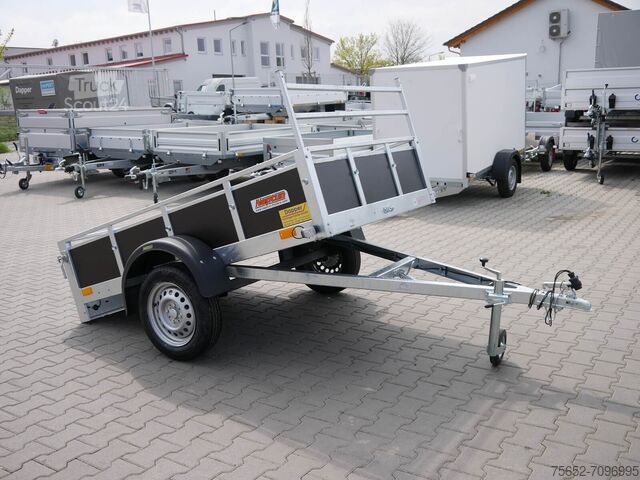 Bilvagn Neptun Trailwood kippbar 2,02x1,25m 750kg GN078