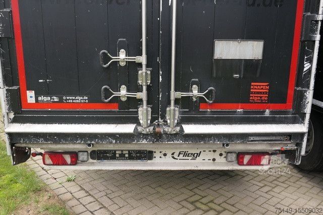 Auflieger mit Walkingfloor FLIEGL SDS 390, 93m³, 10mm Boden, 2-Achser, Funk